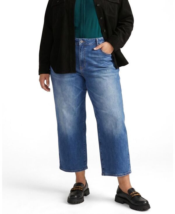 ユニバーサル スタンダード レディース ボトムス デニムパンツ ジーンズ Universal Standard Womens Bae Boyfriend Crop Jeans Princeton bl