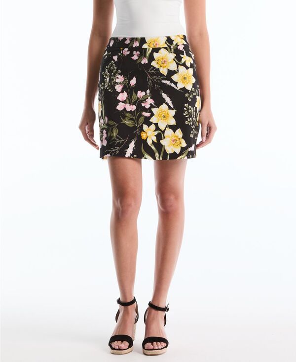 ラファエラ レディース ボトムスカート フラワー柄 プリント フラワー Rafaella Womens Floral Print Skort Black ブラック