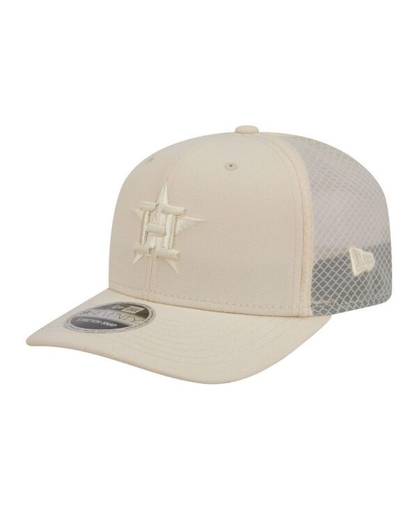 ニューエラ メンズ アクセサリー 帽子 New Era Mens Light Beige Houston Astros Color Pack 9SEVENTY Trucker Adjustable H