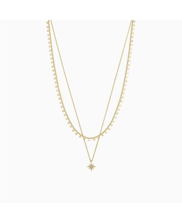 ベアフルーツジュエリー レディース アクセサリー ネックレス・チョーカー・ペンダントトップ レース Bearfruit Jewelry 14k Gold Plated North Star Laye