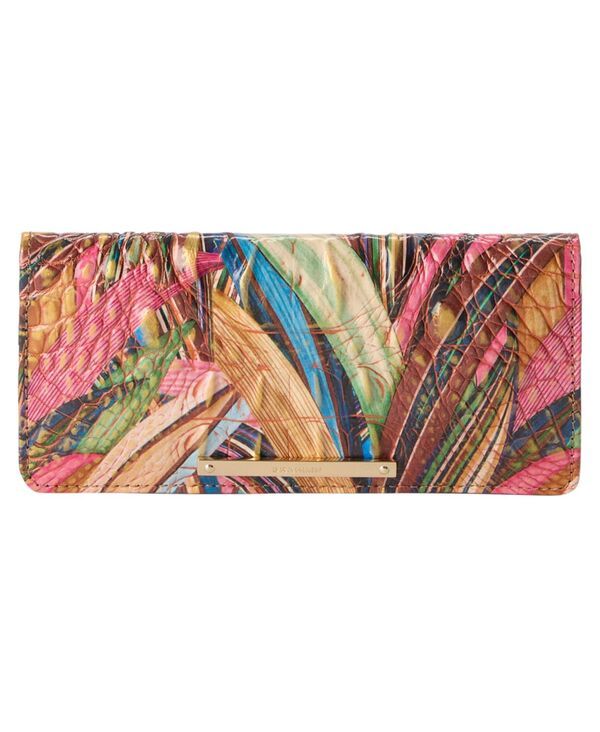 ブランミン レディース アクセサリー 財布 ミニ レザー Brahmin Ady Leather Mini Bifold Wallet Sunleaf Melbourne
