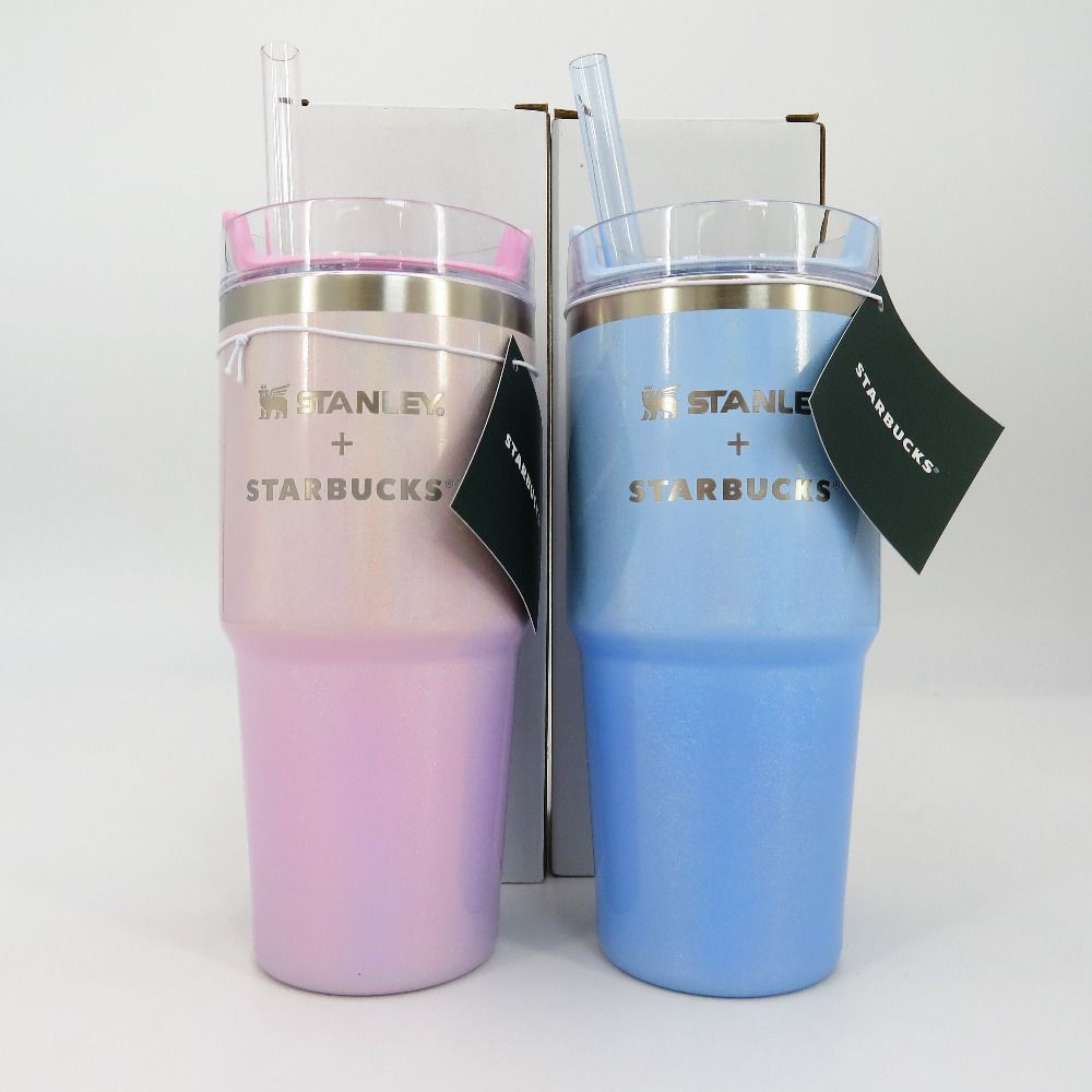 スターバックス非売品 保存容器 2個セット ピンク & グリーン　新品未使用 STARBUCKS スターバックス 食器 STARBUCKS 桜2026 3wayステンレス