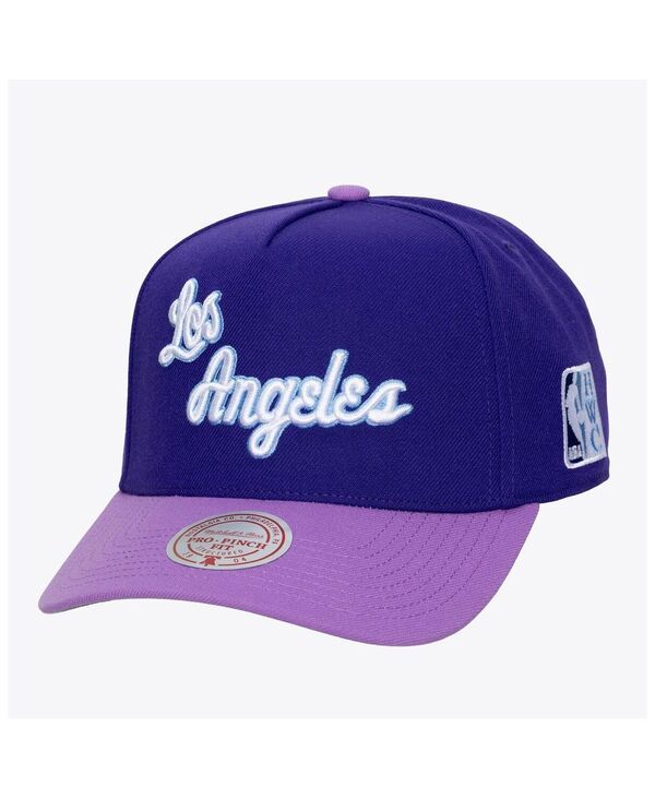 ミッチェルネス メンズ アクセサリー 帽子 Mitchell Ness Mens Purple Los Angeles Lakers Hardwood Classics Legendary Away