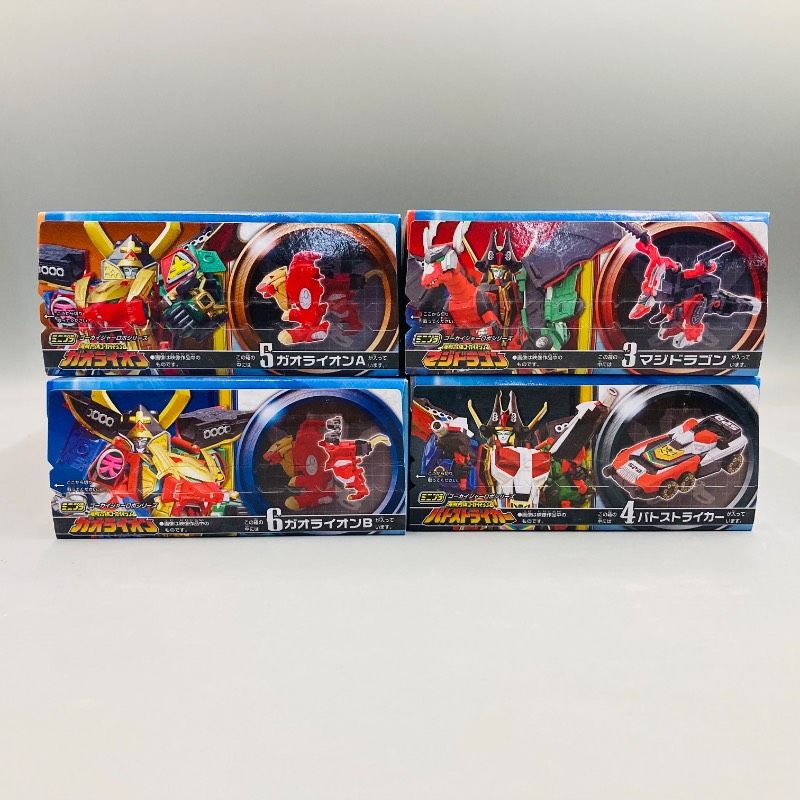 未開封品】【4種セット】ミニプラ ゴーカイジャー ロボシリーズ 海賊