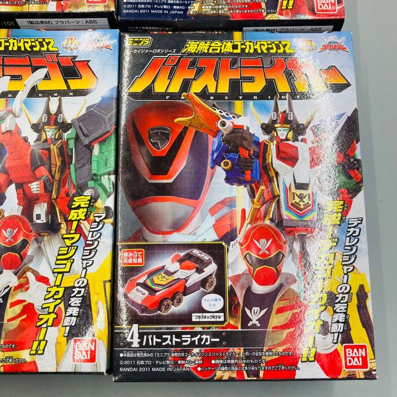 未開封品】【4種セット】ミニプラ ゴーカイジャー ロボシリーズ 海賊