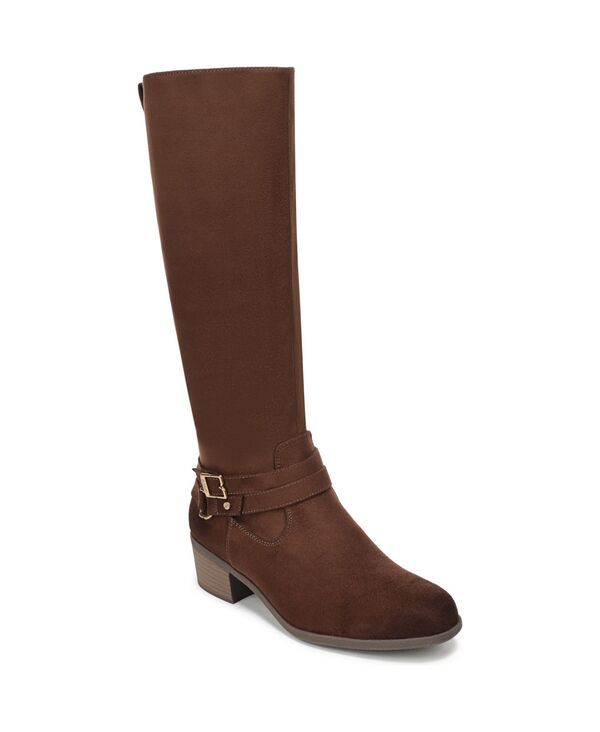ドクター・ショール レディース シューズ ブーツ・レインブーツ トール Dr Scholls Womens Ivy Zip Tall Boots Regular Wide Calf Walnut Br
