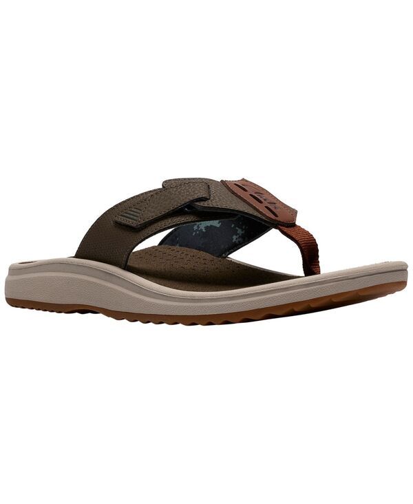 クラークス メンズ シューズ スリッポン・ローファー サンダル Clarks Mens Cloud Steppers Breeze SlipOn Sandals Olive オリーブ