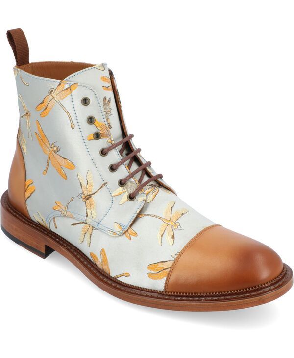 タフト メンズ シューズ ブーツ・レインブーツ キャップ レース Taft Mens Jack Laceup CapToe Boot Blue Drago ブルー