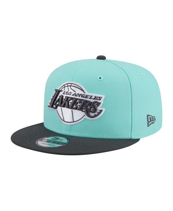 ニューエラ メンズ アクセサリー 帽子 New Era Mens TurquoiseCharcoalos Angeles Lakers Color Pack TwoTone 9FIFTY Snapba