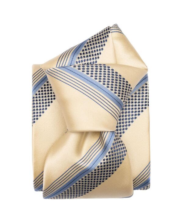 エリザベッタ メンズ アクセサリー ネクタイ トール シルク Elizabetta Big Tall Corso Silk Jacquard Tie for Men Yellow イエロー