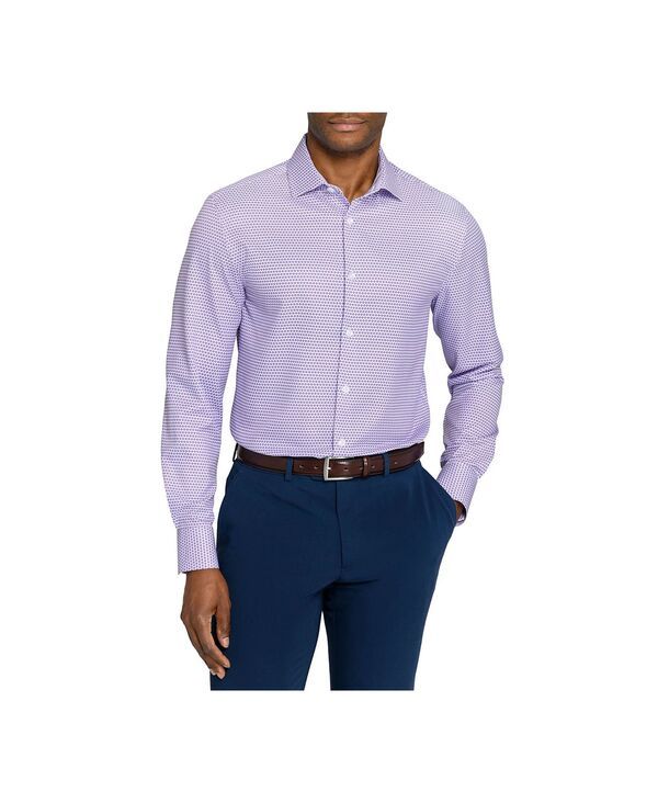 コンストラクト メンズ トップス シャツ ConStruct Menspread Collar SlimFit Performance Stretch Comfort Dresshirt WhiteP