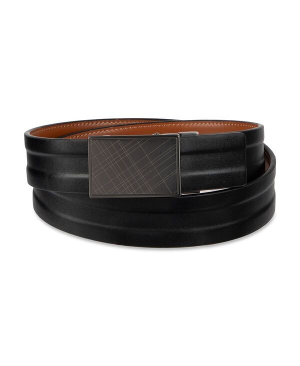ケネスコール メンズ アクセサリー ベルト Kenneth Cole Reaction Mens Reversible Plaid Plaque Compression Locking Buckle