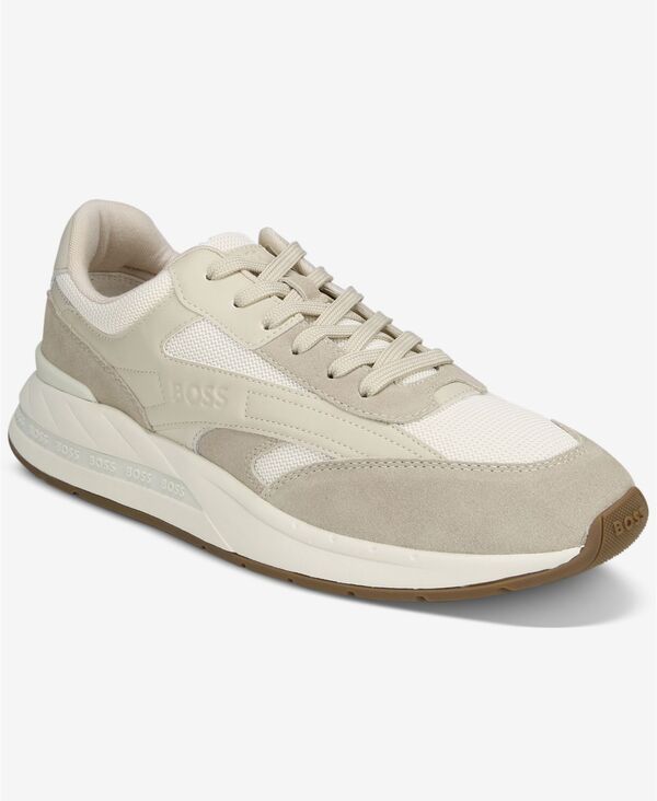 ヒューゴボス メンズ シューズ スニーカー BOSS by Hugo Boss Mens Kurt Sneakers Biege 40,170円
