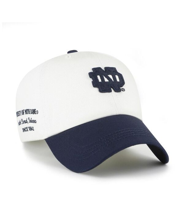 47 ブランド メンズ アクセサリー 帽子 47 Brand Mens WhiteNavy Notre Dame Fighting Irish Contemporary Basics Two Tone