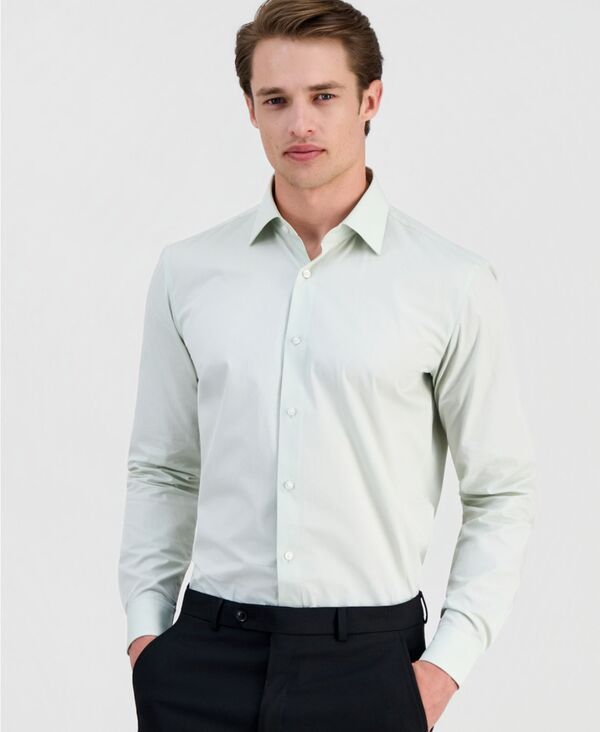 ヒューゴボス メンズ トップス シャツ Hugo Boss Mens ModernFit Dresshirt Light Pastel Green グリーン