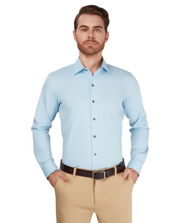 アルファニ メンズ トップス シャツ スリムフィット Alfani Menslim Fit Solidresshirt Light Blue ブルー