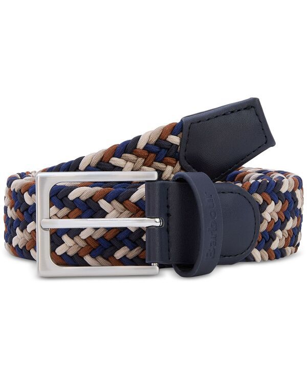 バブアー メンズ アクセサリー ベルト Barbour Mens Ford Multi Stretch Webbing Belt NavyRust Mix ネイビー