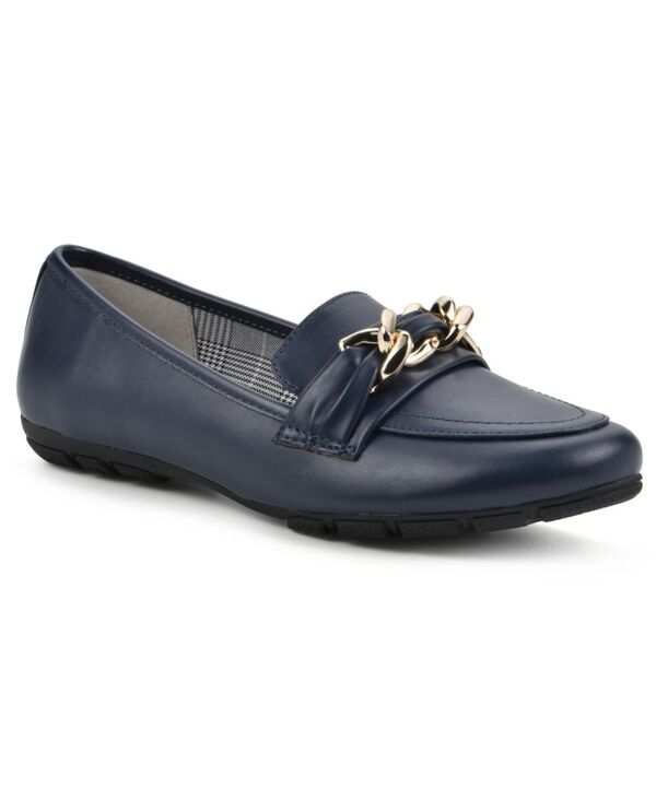 クリフバイホワイトマウンテン レディース シューズ スリッポン・ローファー Cliffs by White Mountain Womens Gainfuloafers New Navy Smooth