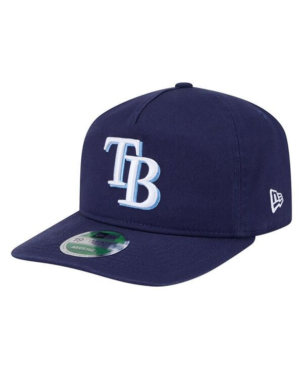 ニューエラ メンズ アクセサリー 帽子 New Era Mens Navy Tampa Bay Rays Team 19TWENTY Adjustable Hat Navy ネイビー