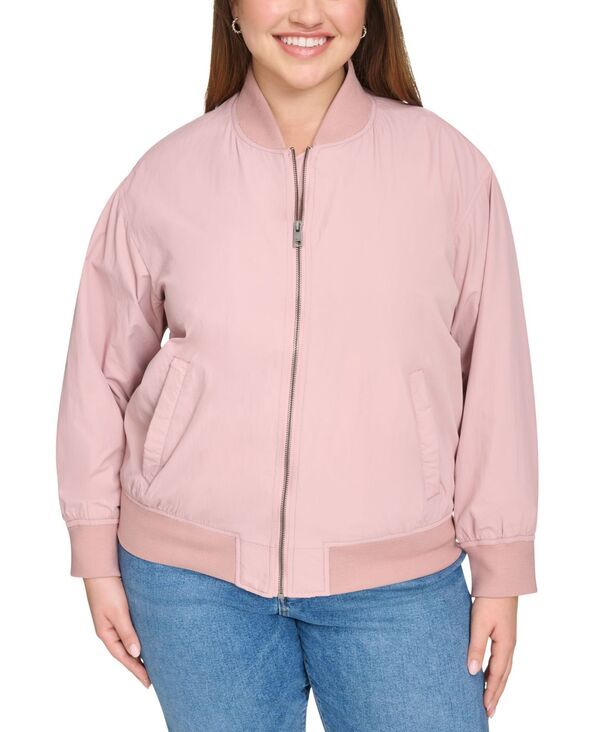 リーバイス レディース アウター ジャケット・ブルゾン Levis Womens Lightweight Bomber Jacket Dusty Rose