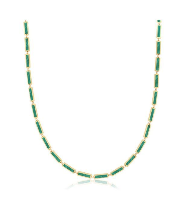 ザ・ラブリー レディース アクセサリー ネックレス・チョーカー・ペンダントトップ レース The Lovery Malachite Bar Necklace 14K No Color ゴールド