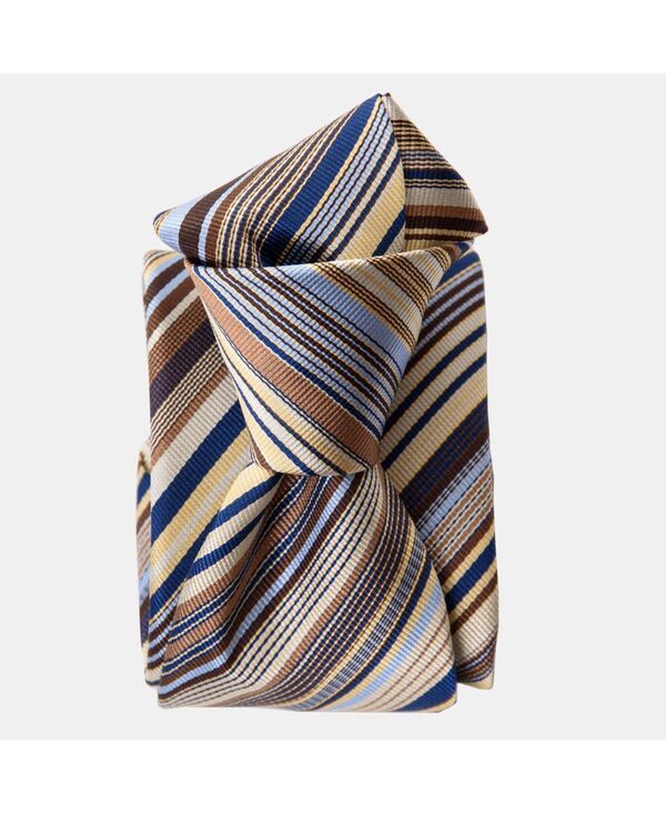 エリザベッタ メンズ アクセサリー ネクタイ シルク Elizabettarezzo Silk Jacquard Tie for Men Multicolor マルチカラー