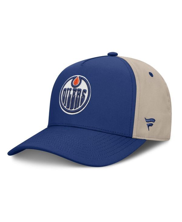 ファナティクス メンズ アクセサリー 帽子 Fanatics Mens RoyalTan Edmonton Oilers 2026 Stanley Cuplayoffs Lockeroom Adjus