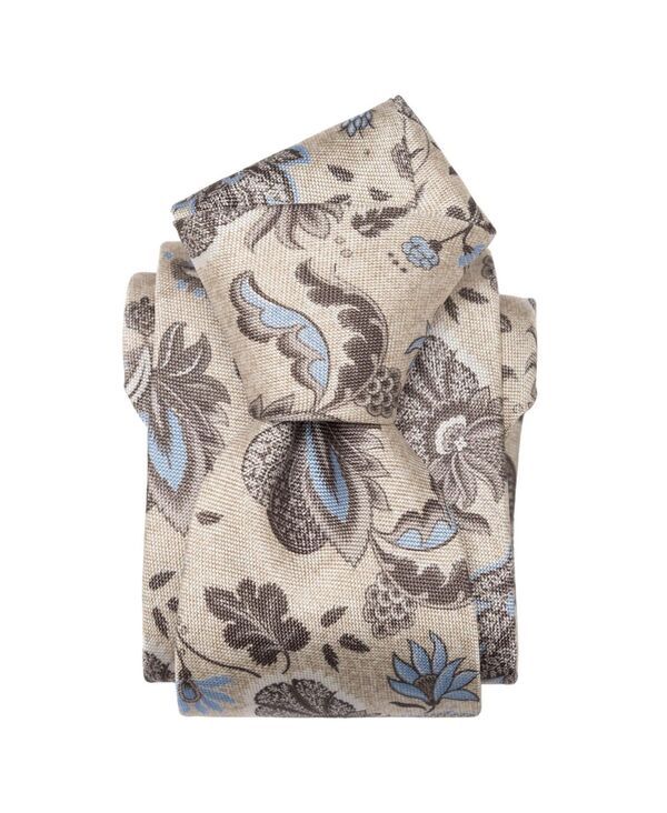 エリザベッタ メンズ アクセサリー ネクタイ プリント シルク Elizabetta Mens Medici Printed Silk Tie for Men Beige ベージュ 29,770円