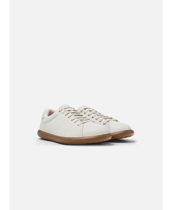 カンペール レディース シューズ スニーカー レザー Camper Pelotasoller Leather Shoes Natural white ホワイト