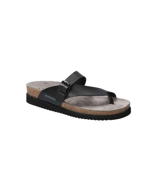 メフィスト レディース シューズ サンダル レザー Mephisto Womens Helen Classicsandal Black Waxy Leather Black waxy ブラック