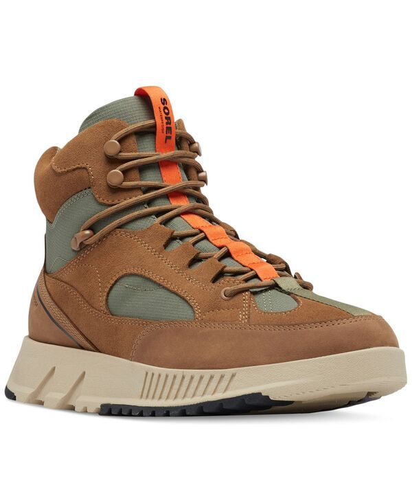 ソレル メンズ シューズ ブーツ・レインブーツ Sorel Mens Lite Trace Waterproof Boots Elk Stone Green グリーン