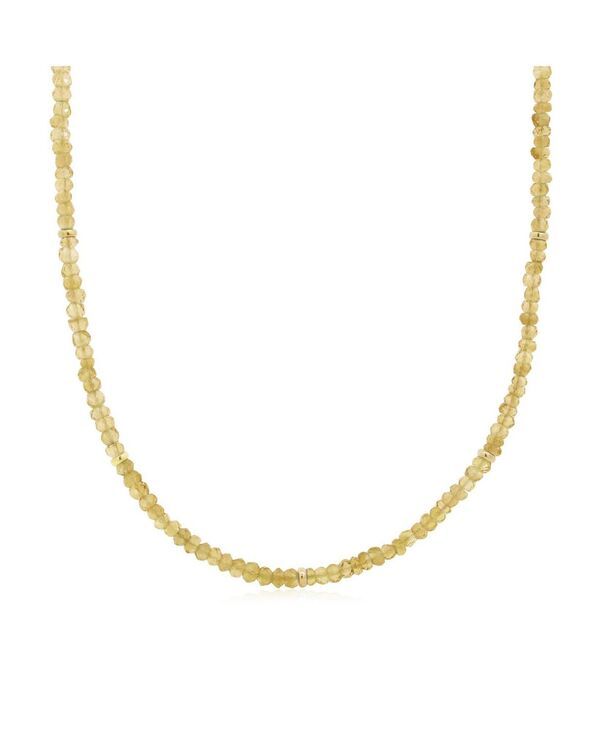 ザ・ラブリー レディース アクセサリー ネックレス・チョーカー・ペンダントトップ レース The Lovery Citrine Bead Necklace Citrine