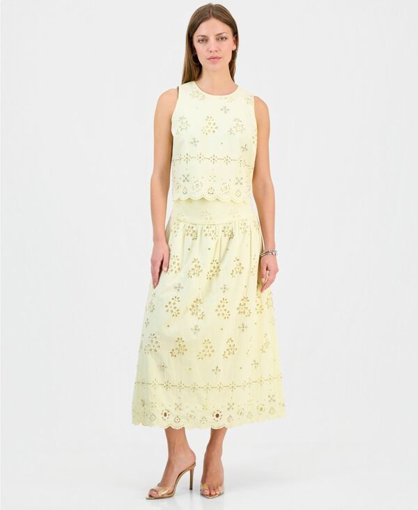 アイエヌシー インターナショナル コンセプト レディース ボトムスカート プチ ミディ INC International Concepts Petitembellished Midi Skirt Y