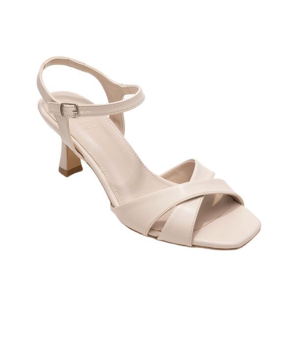 プロローグシューズ レディース サンダル Prologue Shoes Womens Melin Crosstrap Stiletto Sandal Beige ベージュ