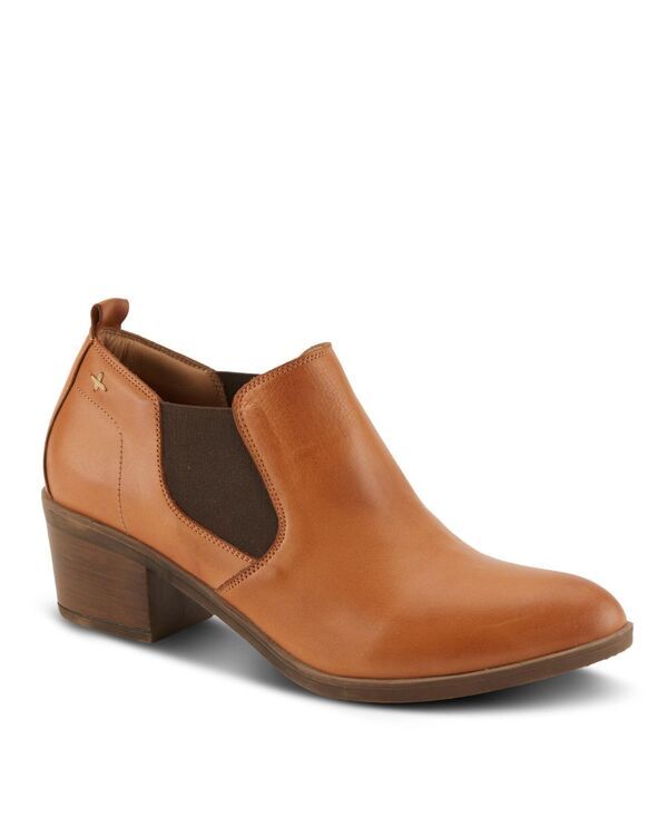 スプリングステップ レディース シューズ スリッポン・ローファー レザー Spring Stephaedra Womenshootie SlipOn Leather with Upper Camel