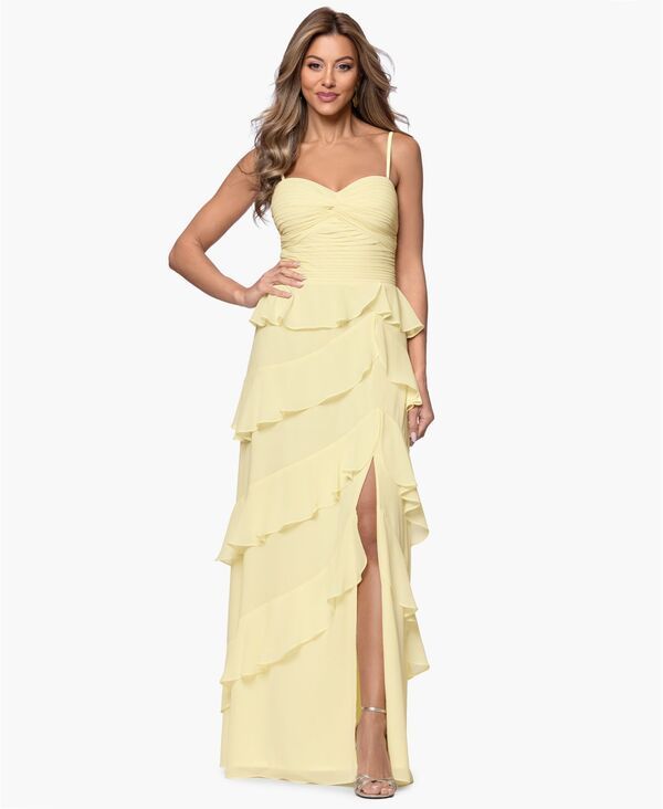 エスケープ レディース トップス ワンピース プチ ノースリーブ XSCAPEtite Sleevelessweetheart Neck Longown Butter