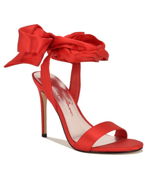 ナインウェスト レディース シューズ サンダル Nine West x Marilyn Monroe Womens Mmonroe Stiletto Dressandals Red Satin レッド