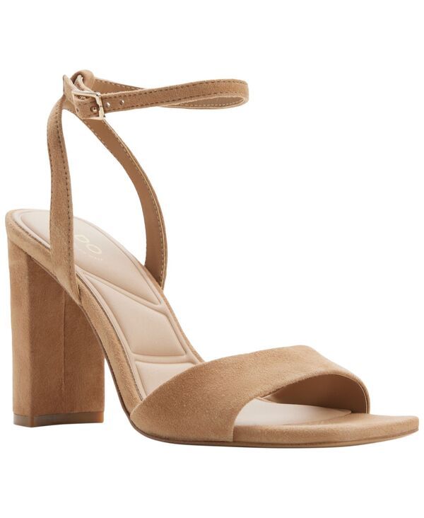アルド レディース シューズ サンダル ヒール ALDO Womenserenya Block Heel Dressandals Medium Brown Suede ブラウン