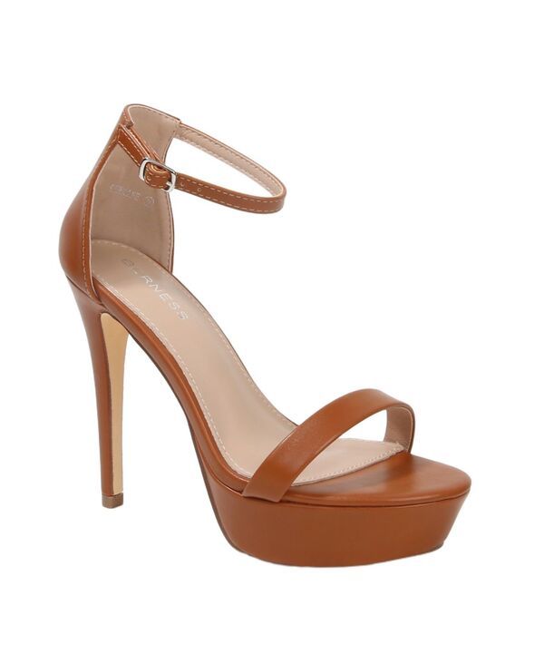 バーネス レディース シューズ サンダル プラットフォーム BERNESS Womens Germane Platform Sandals Camel キャメル