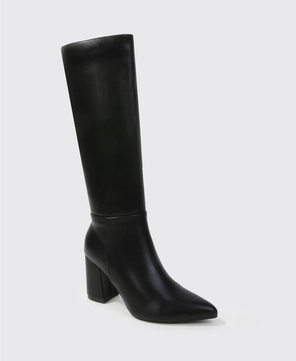 バーネス レディース シューズ ブーツ・レインブーツ BERNESS Womens Auden Blocknee High Boots Black ブラック