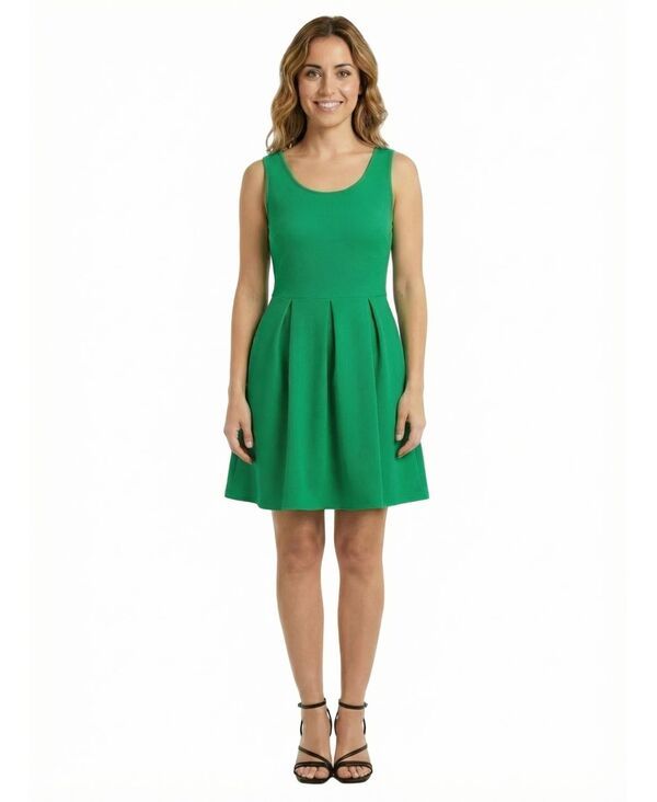 24 セブンコンフォート レディース トップス ワンピース プチ プリーツ 24seven Comfort Apparel Petite Scoopleated KneeLength Dress Gr 18,600円