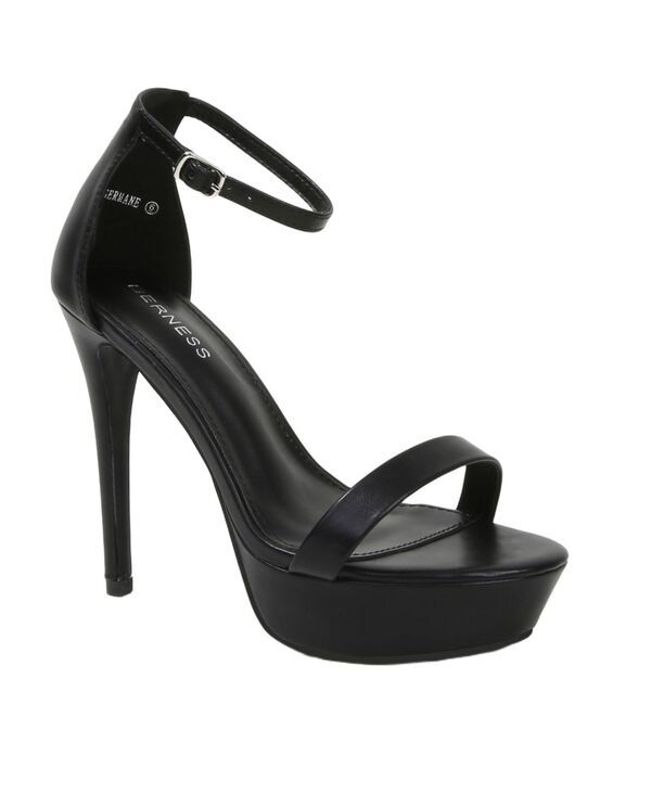 バーネス レディース シューズ サンダル プラットフォーム BERNESS Womens Germane Platform Sandals Black ブラック