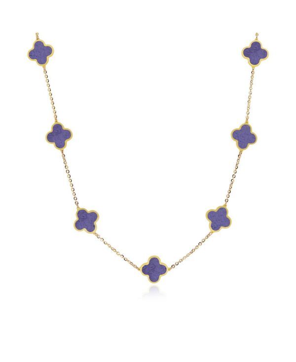 ザ・ラブリー レディース アクセサリー ネックレス・チョーカー・ペンダントトップ レース The Lovery Small Amethyst Clover Necklace 14K Amethyst