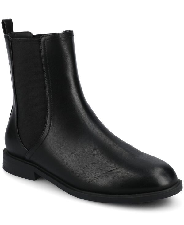ジュルネ コレクション レディース シューズ ブーツ・レインブーツ チェルシーブーツ チェルシー Journee Collection Womens Violet Almond Toe Comfort