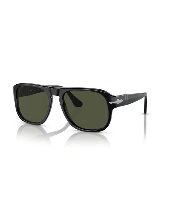ペルソル レディース アクセサリー サングラス・アイウェア Persol Unisex Rectangle Sunglasses PO3310S Jean PO3310S Black ブラック