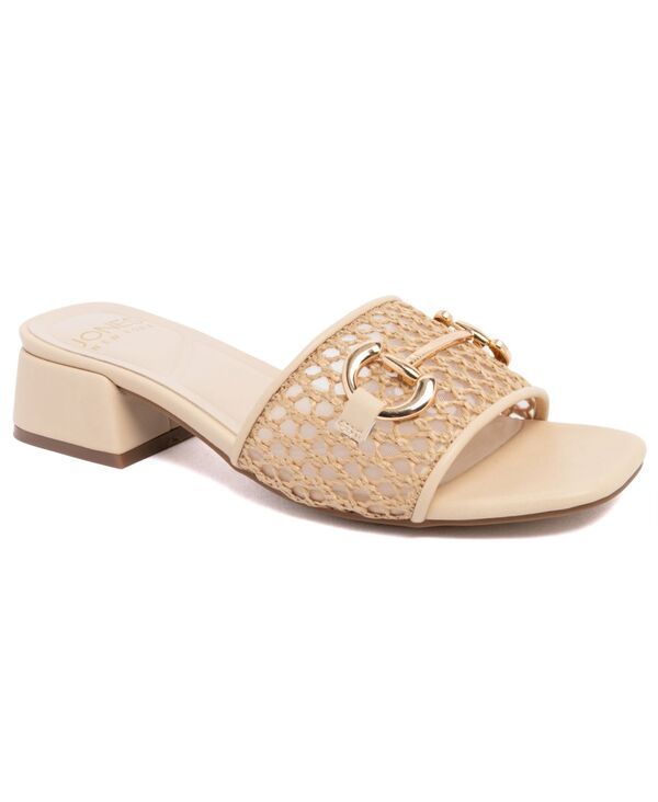 ジョーンズニューヨーク レディース シューズ サンダル Jones New York Womens Uniqua Open Toe Slide Dressandals Natural Woven