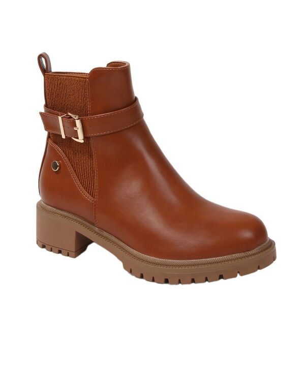 バーネス レディース シューズ ブーツ・レインブーツ チェルシー BERNESS Womenshane Chelsea Booties Camel キャメル