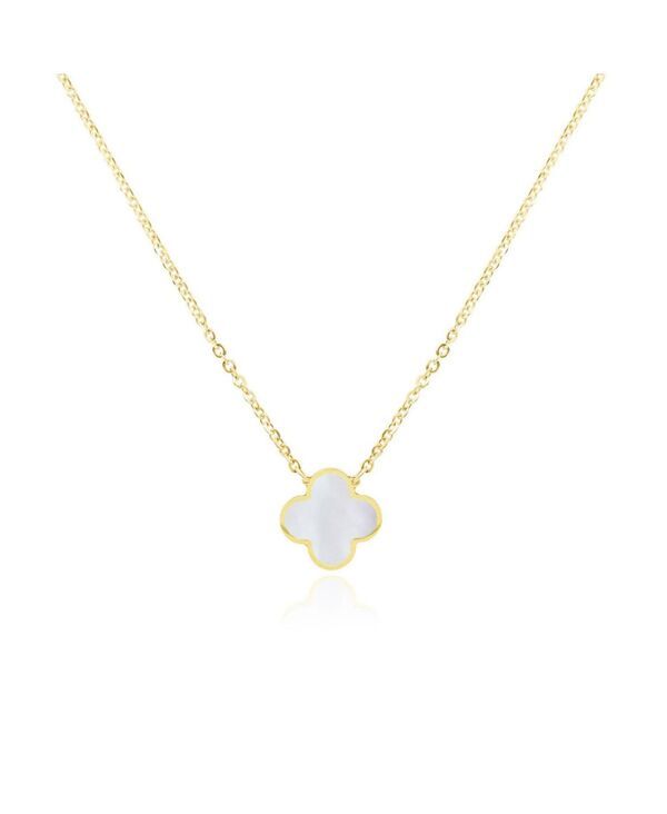 ザ・ラブリー レディース アクセサリー ネックレス・チョーカー・ペンダントトップ レース The Lovery Small Mother of Pearl Single Clover Necklace