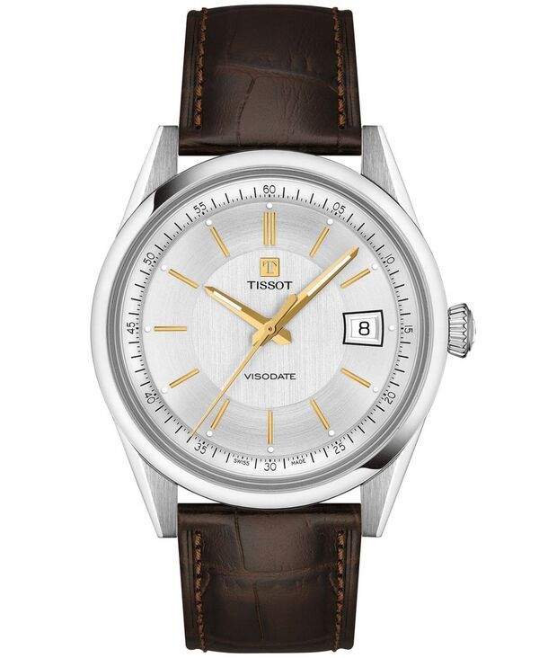 ティソット レディース アクセサリー 腕時計 Tシャツ Tissot Unisex Round Silver Stainlessteel Watch 39mm Silver シルバー