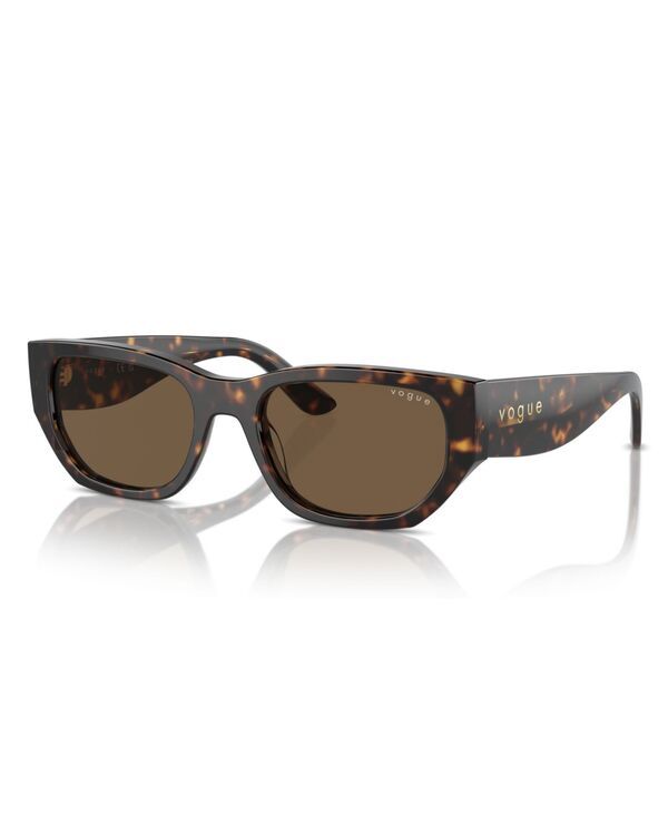ヴォーグアイウェア レディース アクセサリー サングラス・アイウェア Vogueyewear Womens Rectangle Sunglasses VO5586S Dark Havana